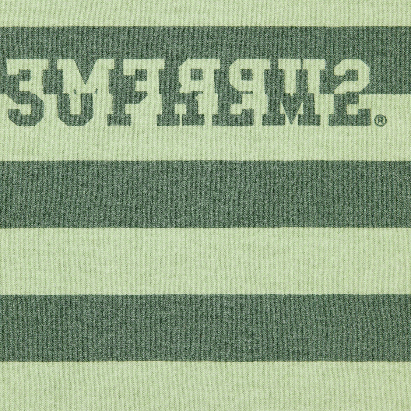 Reverse Stripe S/S Top view 2